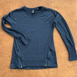 Active Life Crewneck Sweater, Navy, Women's Small